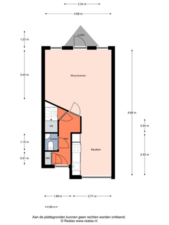 Floorplan - Visserssteeg 25, 3752 BZ Bunschoten-Spakenburg